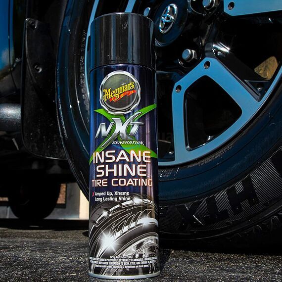 Meguiars NXT Generation Insane Shine Tire Coating спрей для чернения шин 425 г , изображение 3