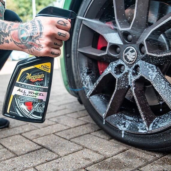 Meguiars Ultimate All Wheel Cleaner очиститель дисков с реагентом 709 мл , изображение 4
