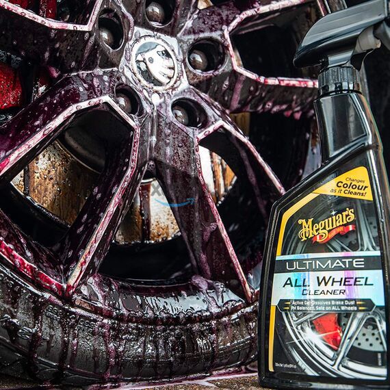 Meguiars Ultimate All Wheel Cleaner очиститель дисков с реагентом 709 мл , изображение 7
