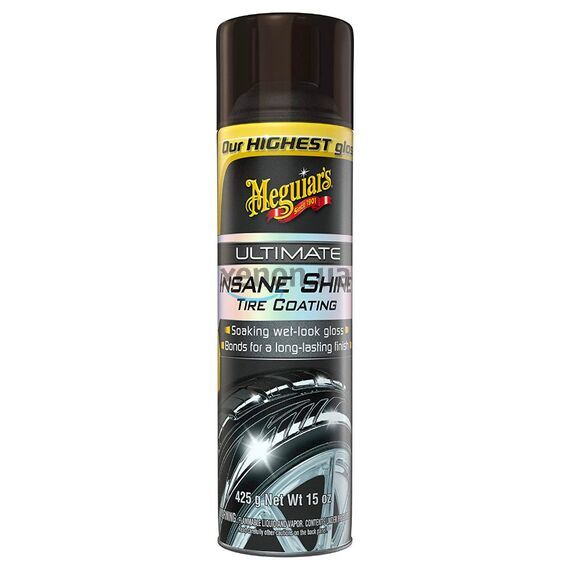 Meguiars Ultimate Insane Shine Tire Coating спрей для чернения шин аэрозольный 425 г 