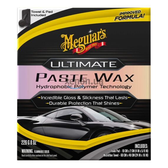 Meguiars Ultimate Paste Wax синтетический твердый воск 226 г , изображение 3