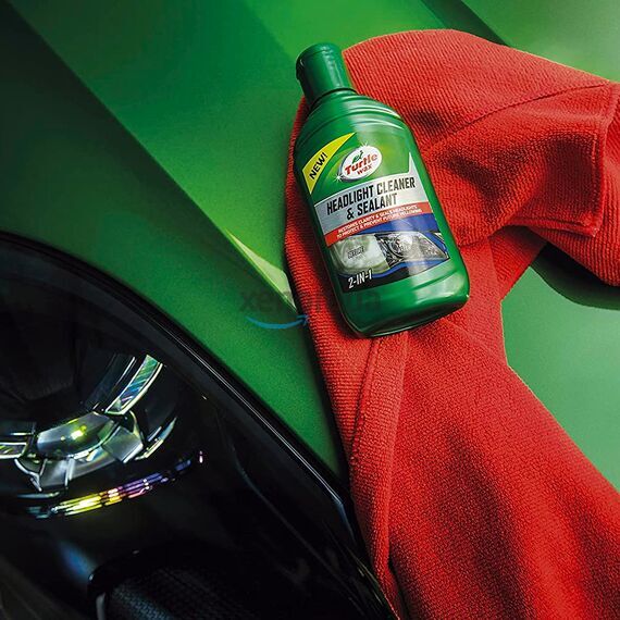 Turtle Wax Headlight Cleaner and Sealant полироль для фар с защитным силантом 300 мл , изображение 7