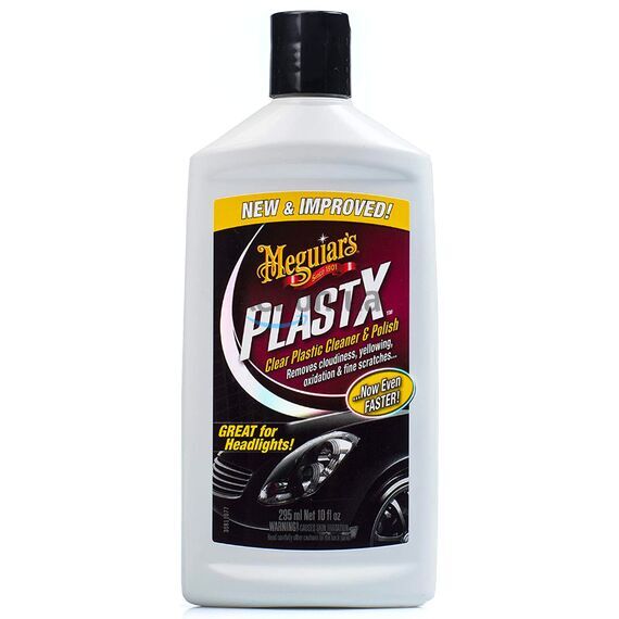 Meguiars PlastX Clear Plastic Cleaner and Polish очиститель полироль для прозрачного пластика 295 мл , изображение 2