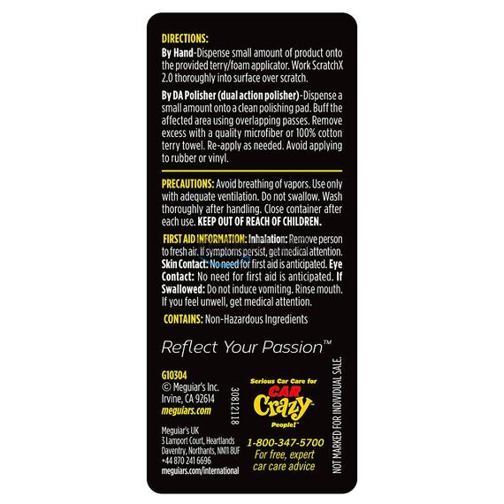 Meguiars Quik Scratch Eraser Kit набор для быстрого удаления царапин , изображение 8