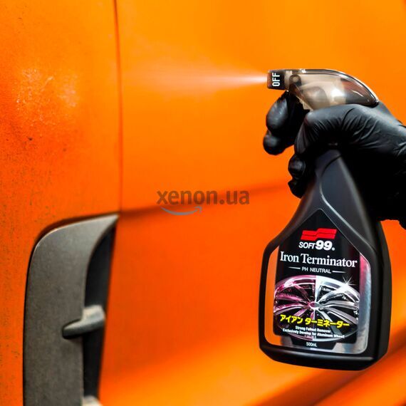 SOFT99 Iron Terminator очиститель колесных дисков 500 мл , изображение 4