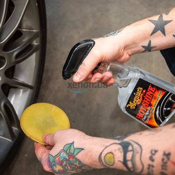 Meguiars Hot Shine Tire Spray спрей для ухода за шинами 709 мл , изображение 6