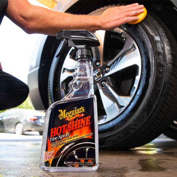 Meguiars Hot Shine Tire Spray спрей для ухода за шинами 709 мл , изображение 10