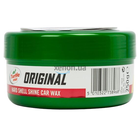 Turtle Wax Original Hard Shell Shine Car Wax синтетический крем-воск для защиты кузова 250 мл , изображение 3