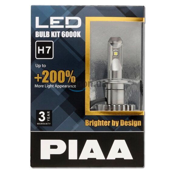 PIAA LED +200% Bulb Kit H7 25W 6000K комплект 2 шт, зображення 5 PIAA LED +200% Bulb Kit H7 25W 6000K комплект 2 шт, зображення 5
