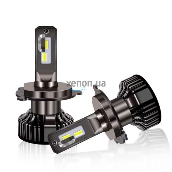 Pluton V8 +150% LED H4 50W 5500K комплект 2 шт, зображення 2