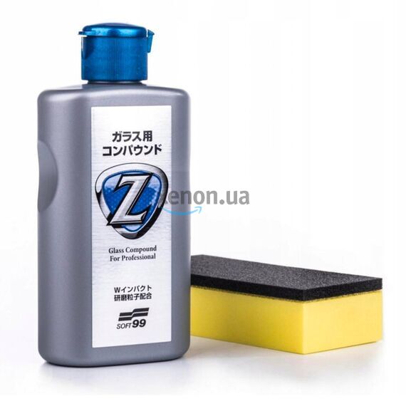 SOFT99 Glass Compound Z абразивный очиститель стекол 100 мл , изображение 3