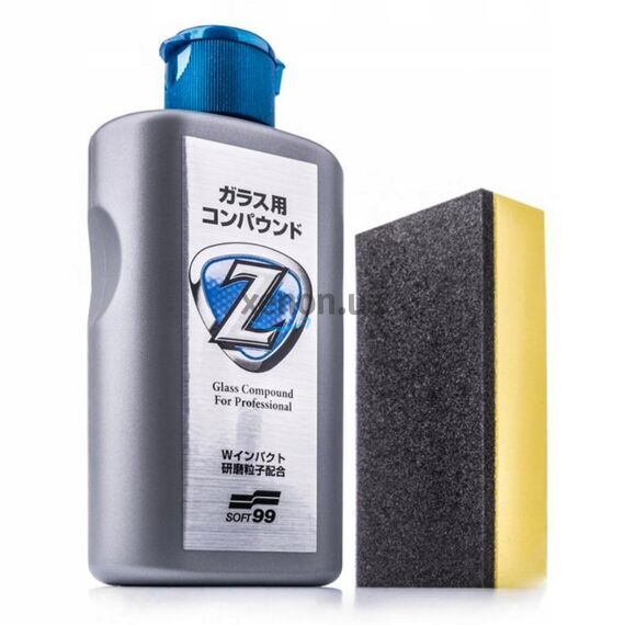 SOFT99 Glass Compound Z абразивный очиститель стекол 100 мл , изображение 2