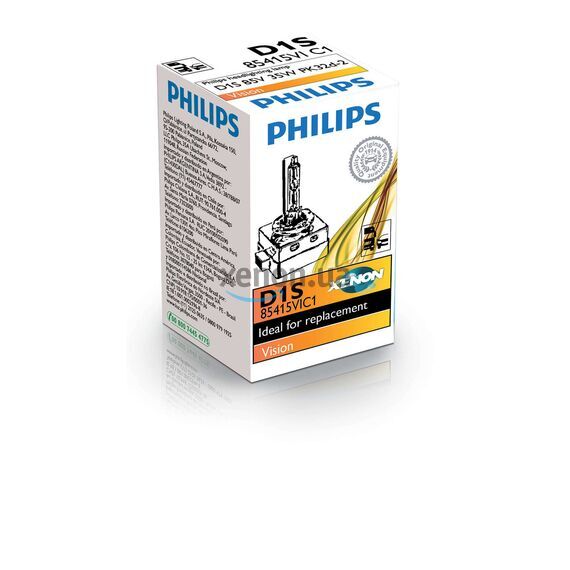 PHILIPS Xenon Vision D1S 35W 4300K (картон) 1 шт, Тип лампы: D1S, Цветовая температура: 4300 , изображение 2