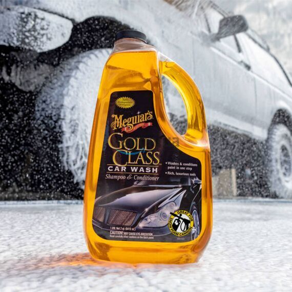 Meguiars Gold Class Car Wash Shampoo and Conditioner автомобильный шампунь с кондиционером 1,89 л, Объем: 1,89 л, Запах: Без запаха , изображение 4