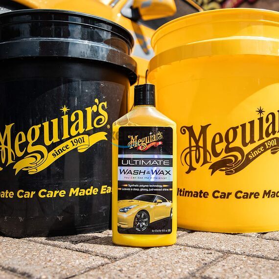 Meguiars Ultimate Wash and Wax автомобильный шампунь с воском 473 мл, Объем: 473 мл, Запах: Без запаха , изображение 2