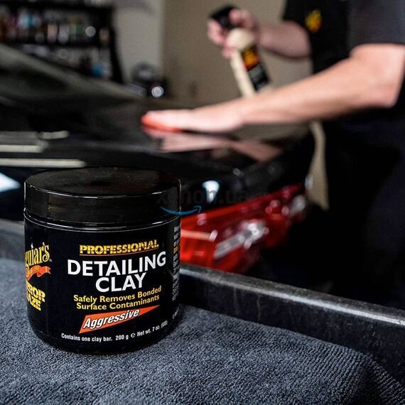 Meguiars Detailing Clay Agressive детейлинг глина абразивная 200 г, Цвет: Красный, Объем: 200 г , изображение 4