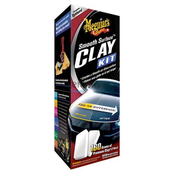 Meguiars Smooth Surface Clay Kit набор для очистки кузова с эффектом полироли 