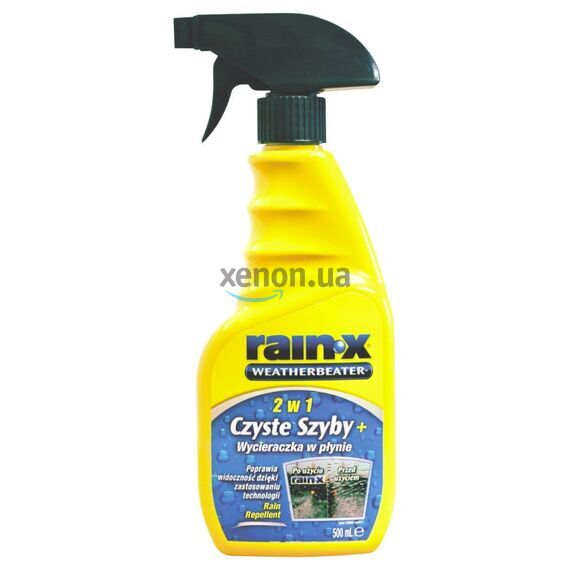 Rain-X 2-1 очиститель стекла и антидождь 500 мл 