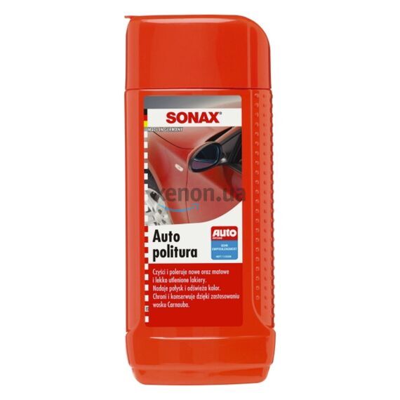 SONAX Auto Politur фінішна поліроль з с воском для авто 250 мл, Обʼєм: 250 мл, зображення 3