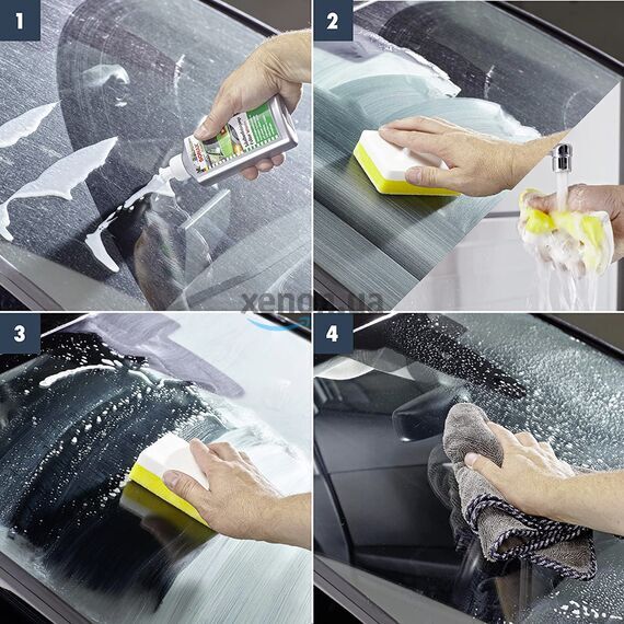 SONAX Scheiben Reinigungs Politur intensiv полироль для глубокой очистки стекла 250 мл , изображение 3