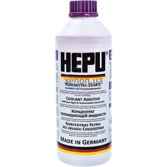 HEPU G13 концентрат антифриза фиолетовый 1,5 л, Цвет: Фиолетовій, Объем: 1,5 л 